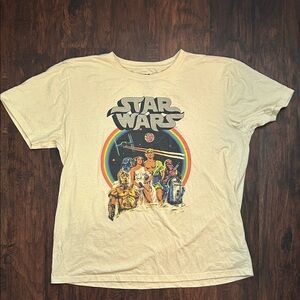 Star Wars Cream Graphic Tee